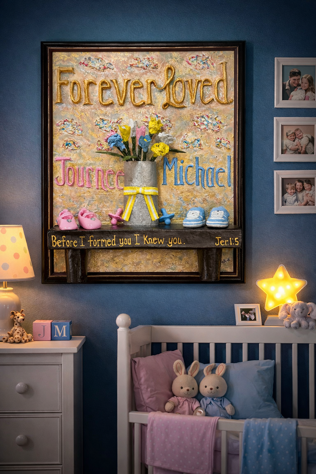 Forever loved - 3D Sculpted Art